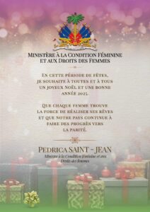 IMG-20241224-WA09792-212x300 Voeux de Noël de la Ministre à la Condition Feminine et aux Droits des  Femmes