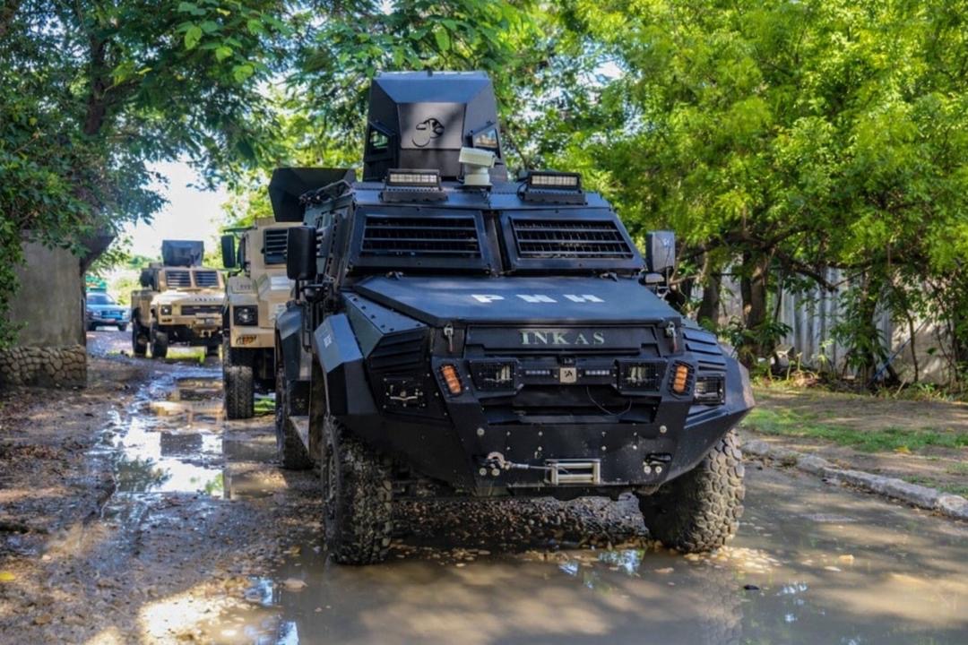 Agents de la Police Nationale d’Haïti en opération de sécurité, premier trimestre 2026.​​​​​​​​​​​​​​​​