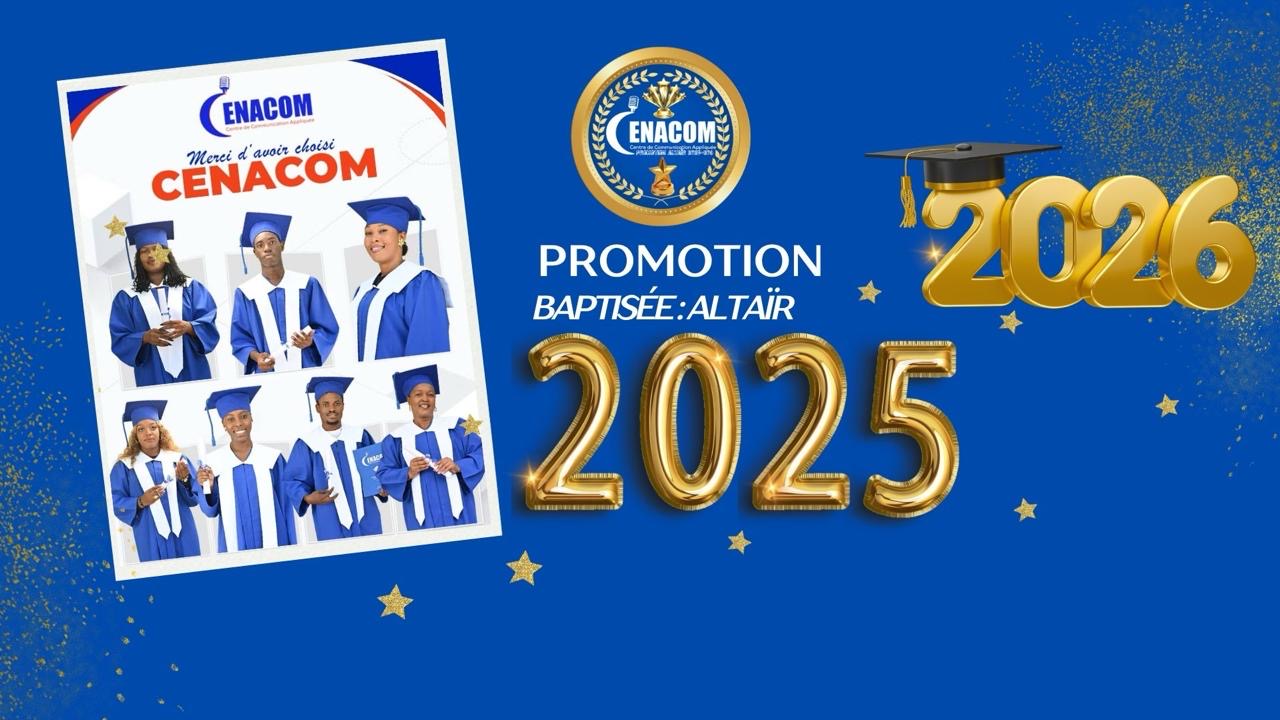 Étudiants de la promotion ALTAÏR du CENACOM lors de leur formation en communication multimédia en Haïti