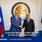 Rencontre entre Alix Didier Fils-Aimé et Albert Ramdin à Washington pour discuter de la sécurité et des élections en Haïti.