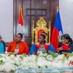 ARIANA lors de la réception officielle au Ministère du Tourisme en Haïti