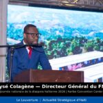Elysé Colagène, DG du FNE, s’exprime sur l’éducation et la diaspora haïtienne lors d’un événement officiel à Port-au-Prince.
