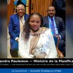 Dr Sandra Paulemon MPCE rencontre partenaires internationaux Banque mondiale OIM BID Haïti diplomatie développement