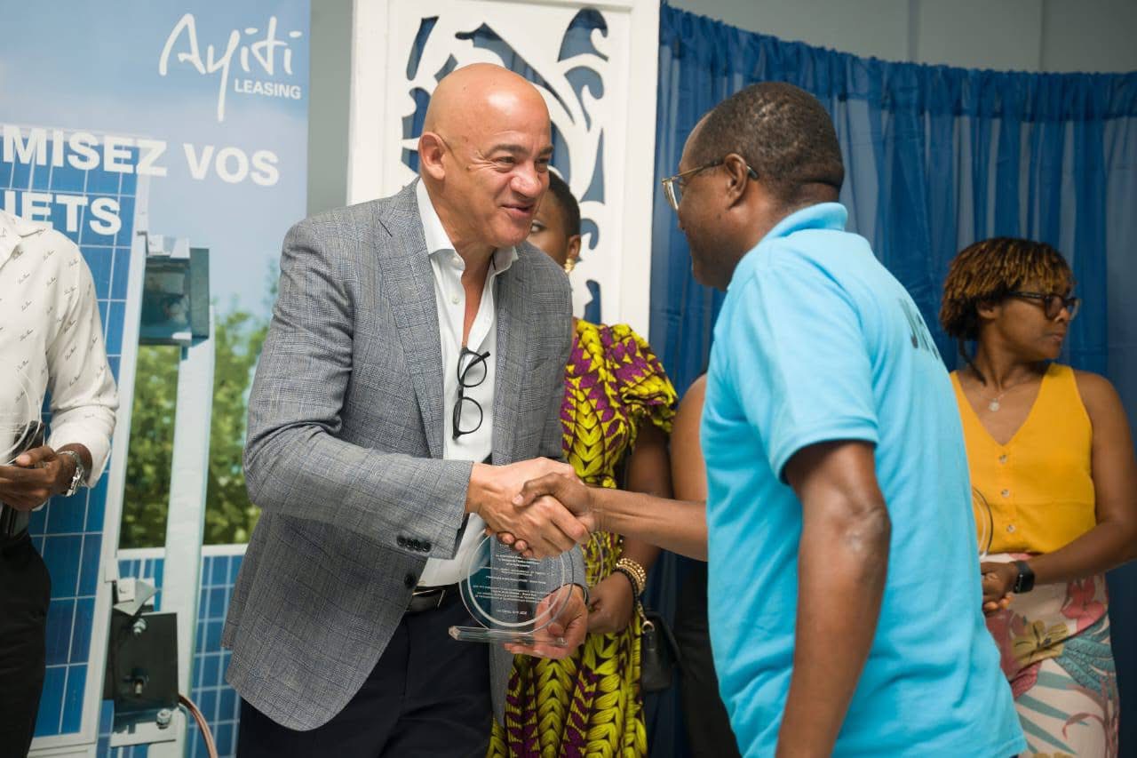 Olivier Barrau lors du lancement de l’Agora de la Finance organisée par Alternative Insurance Company aux Cayes