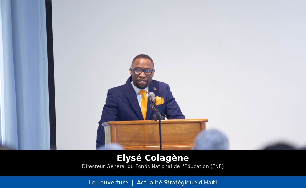 Le Directeur Général du FNE Elysé Colagène