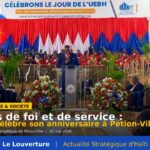 Assemblée de fidèles lors de la célébration des 98 ans de l’Union Évangélique Baptiste d’Haïti à Pétion-Ville.