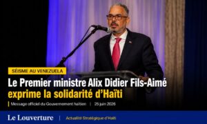 Déclaration officielle du Premier ministre haïtien Alix Didier Fils-Aimé adressant ses condoléances au peuple vénézuélien après un séisme majeur.