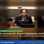 Dr Sandra Paulemon participant à une réunion sur la consolidation de la paix au siège des Nations Unies à New York.