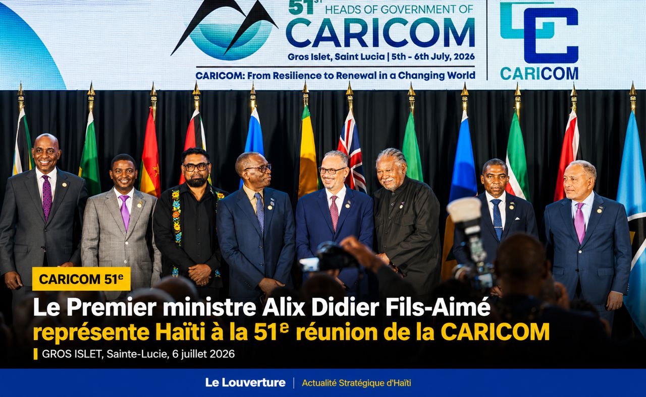 Le Premier ministre Alix Didier Fils-Aimé participe à la cérémonie d’ouverture du Sommet de la CARICOM à Sainte-Lucie.