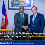 Entretien entre le ministre haïtien de la Défense et l’ambassadeur du Brésil à Port-au-Prince