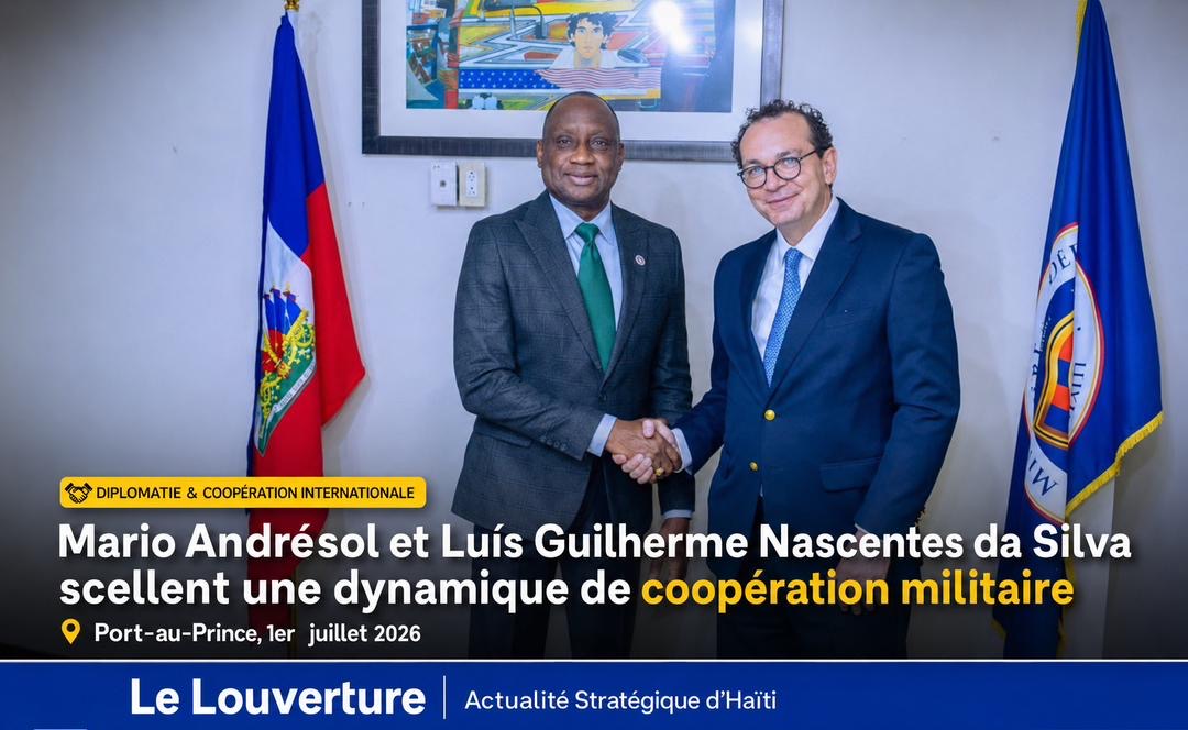 Mario Andrésol et l’ambassadeur du Brésil tracent de nouvelles perspectives en matière de défense 17 Entretien entre le ministre haïtien de la Défense et l’ambassadeur du Brésil à Port-au-Prince