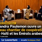 Dr Sandra Paulemon en réunion avec la représentante permanente par intérim des Émirats arabes unis auprès de l’ONU, Ghasaq Shaheen, en marge de l’ECOSOC à New York.