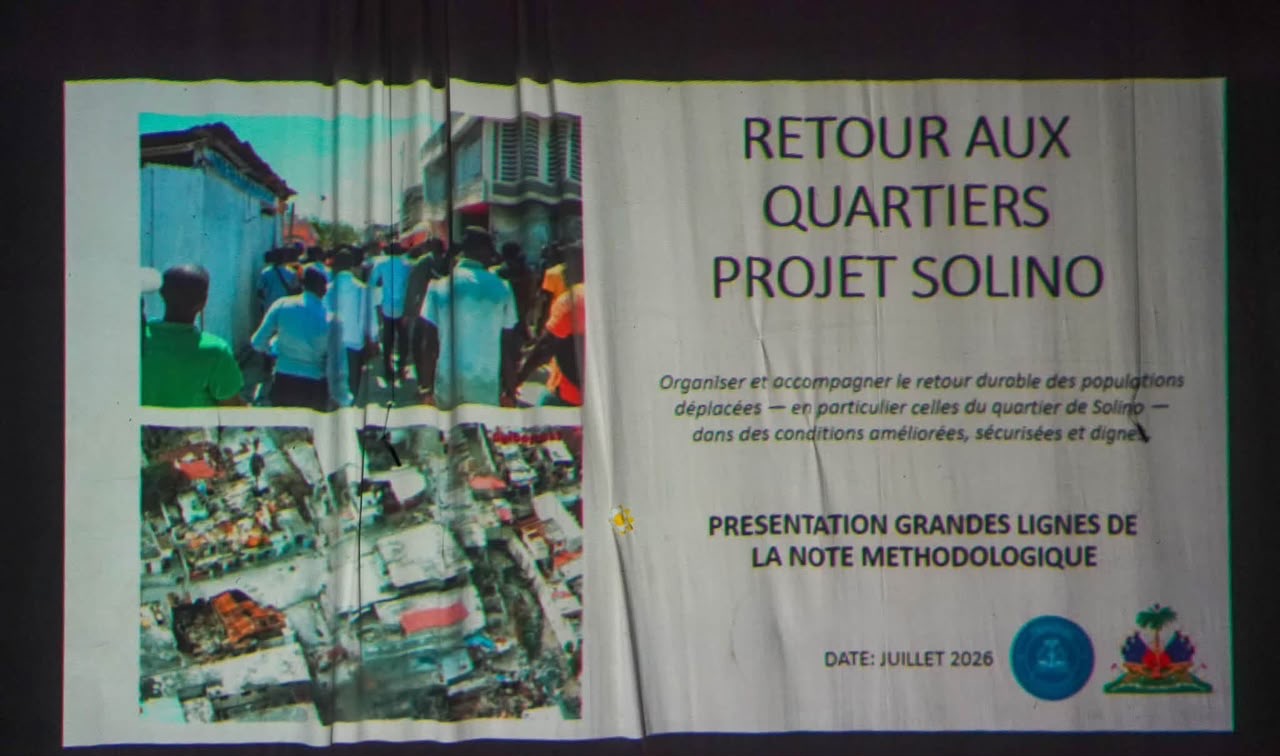 Le Gouvernement présente le projet « Retour aux Quartiers – Solino » pour accompagner la reconstruction et le retour des familles déplacées.