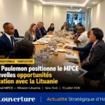 Réunion de travail entre la délégation du MPCE et des représentants lituaniens à New York.