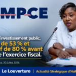 Dr Sandra Paulemon lors d’une interview sur le Budget d’investissement public\.