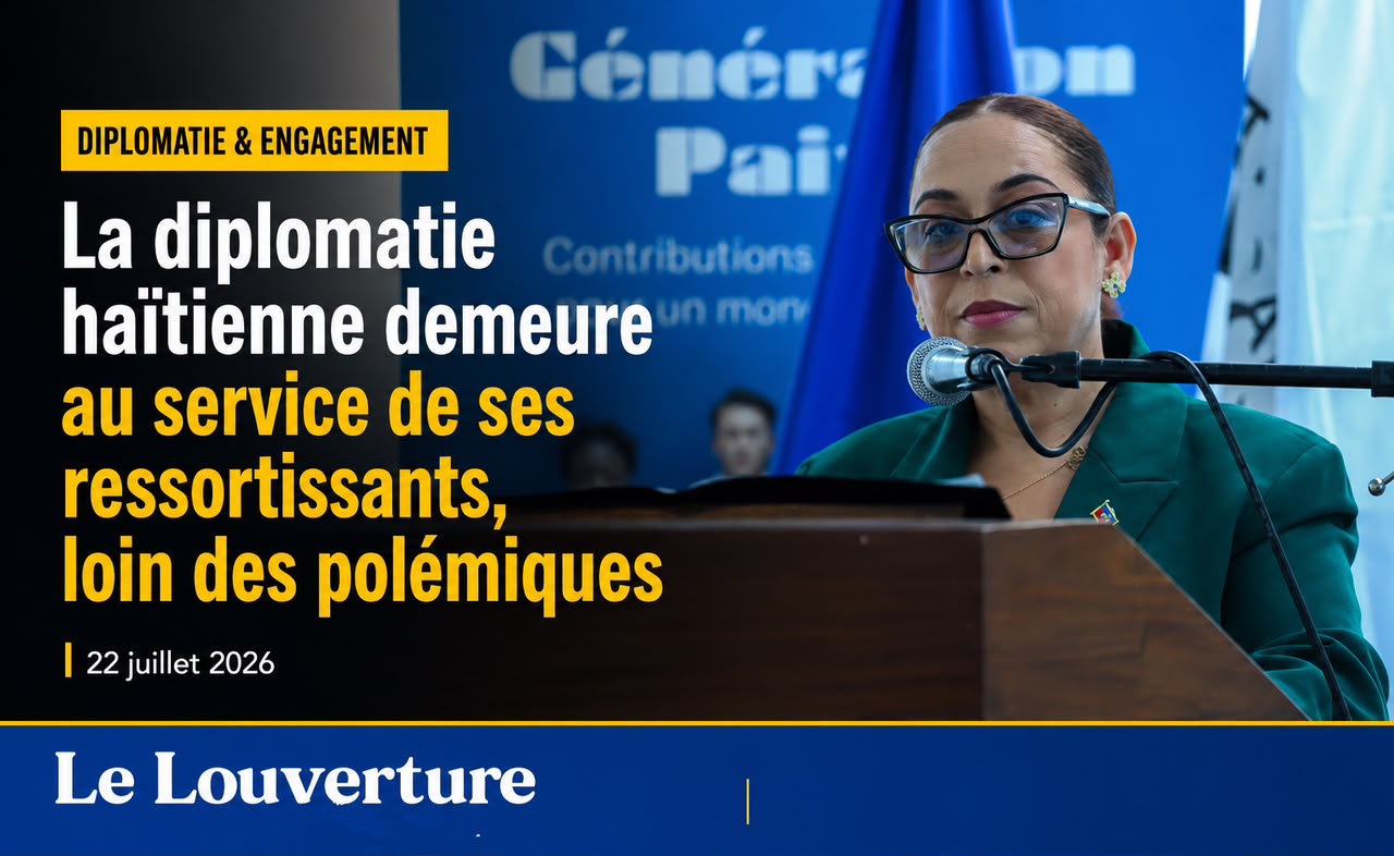 Raina Forbin lors d’échanges diplomatiques avec la République dominicaine.