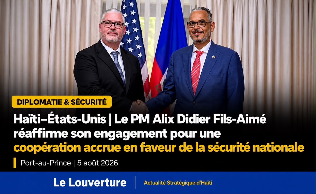 Rencontre Alix Didier Fils-Aimé et David Howell à Port-au-Prince le 5 août 2026