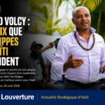 Assad Volcy, figure politique et voix engagée des Nippes, lors d’une intervention publique en Haïti.