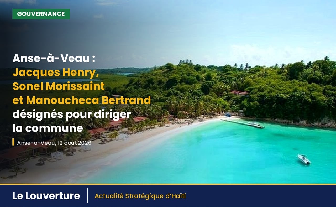 Anse-à-Veau : Jacques Henry, Sonel Morissaint et Manoucheca Bertrand désignés pour diriger la commune 5 ae7b5d32 69ef 48f8 9c09 c80220f815e0