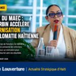 Réforme du MAEC : Raina Forbin accélère la modernisation de la diplomatie haïtienne 6 La ministre des Affaires étrangères Raina Forbin s’exprime lors d’un point de presse consacré aux réformes et à la modernisation du MAEC.