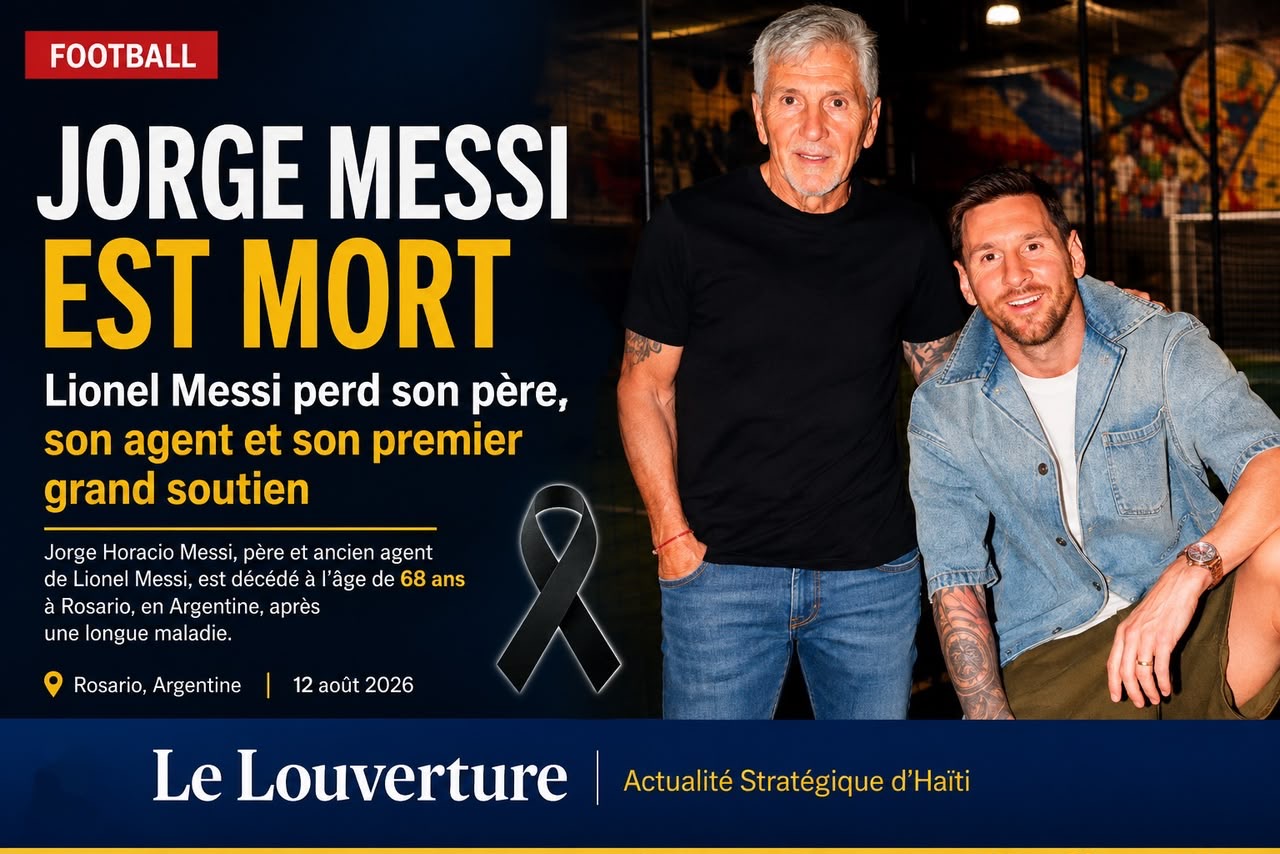 Jorge Messi aux côtés de son fils Lionel Messi, à Rosario.