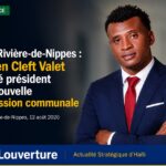 Steeven Cleft en costume, présenté dans un portrait officiel.