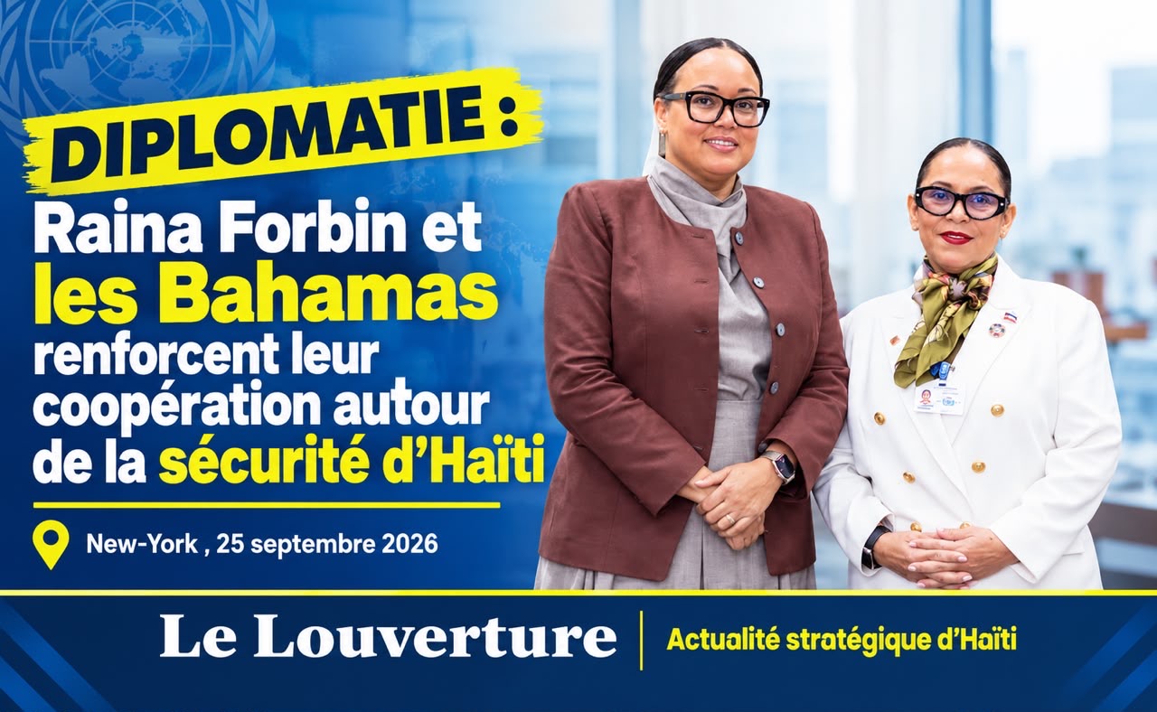 La ministre Raina Forbin et l'ambassadrice Jerusa Ali lors de leur rencontre à New York.