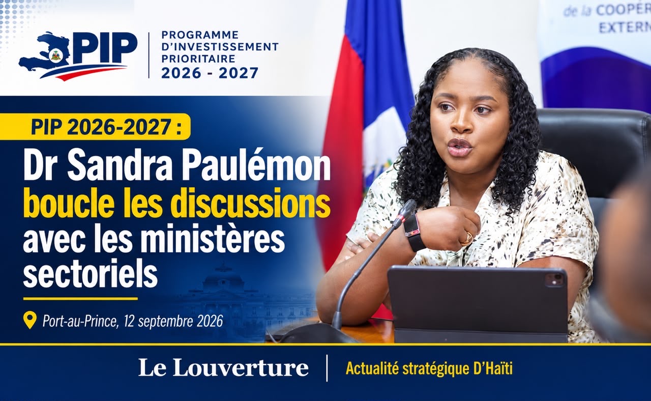 Dr Sandra Paulémon lors des discussions du MPCE sur la finalisation du PIP 2026-2027