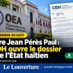 Jean Pérès Paul, juge haïtien, au cœur d’une affaire ouverte par la Commission interaméricaine des droits de l’Homme contre l’État haïtien.