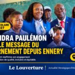 Dr Sandra Paulémon lors du lancement officiel de l’année scolaire 2026-2027 à Ennery.