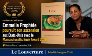  Emmelie Prophète poursuit son ascension aux États-Unis avec le Massachusetts Book Award 2026