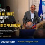 Cérémonie d'ouverture des Journées portes ouvertes de l'OCID à Pétion-Ville.