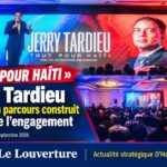 Jerry Tardieu lors de l’avant-première du documentaire « Tout pour Haïti » à l’hôtel Karibe.
