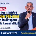 Le Premier ministre Alix Didier Fils-Aimé rencontre la diaspora haïtienne de New York.