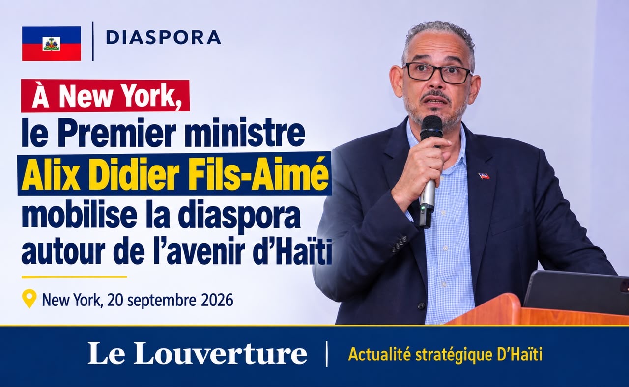 Le Premier ministre Alix Didier Fils-Aimé rencontre la diaspora haïtienne de New York.