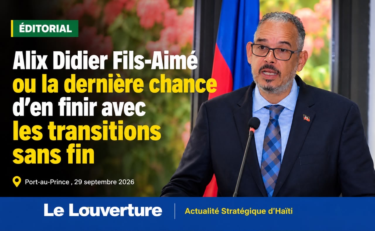Le Premier ministre Alix Didier Fils-Aimé lors de la 81e Assemblée générale des Nations Unies.