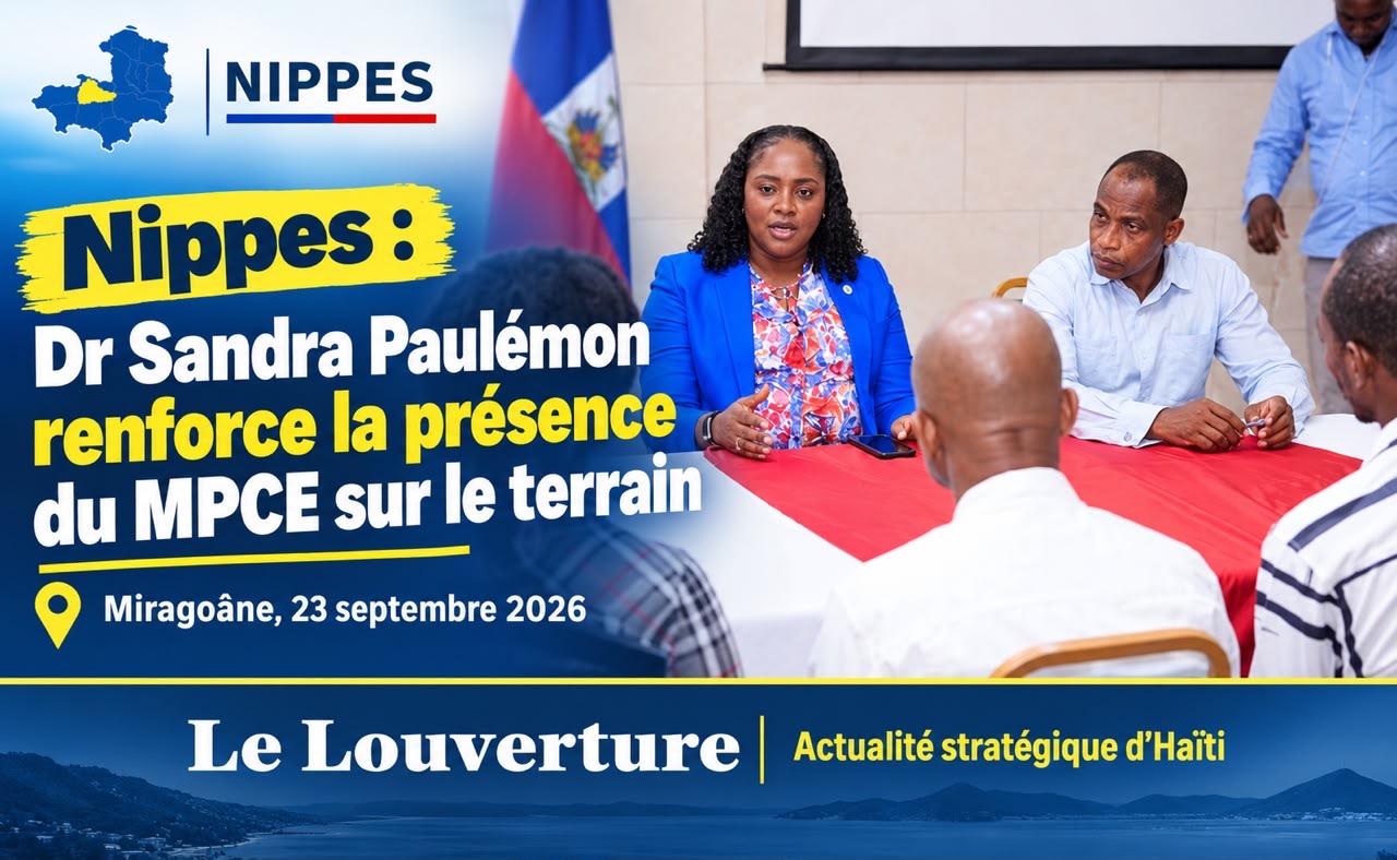 Dr Sandra Paulémon rencontre les employés de la Direction départementale du MPCE dans les Nippes.