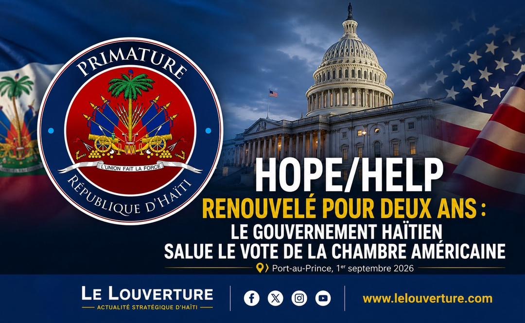 HOPE/HELP renouvelé pour deux ans par la Chambre américaine.