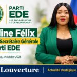 Gerline Félix, nouvelle secrétaire générale du parti EDE.