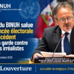 Le chef du BINUH Ruiz Massieu devant le Conseil de sécurité des Nations Unies à New York.