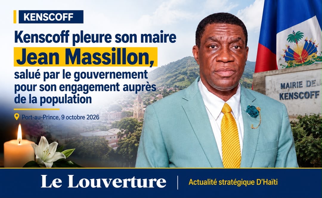 Hommage au maire de Kenscoff Jean Massillon, décédé le 9 octobre 2026.