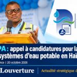 : Appel à manifestations d'intérêts de la DINEPA pour la gestion de 47 systèmes d'eau potable en milieu rural.