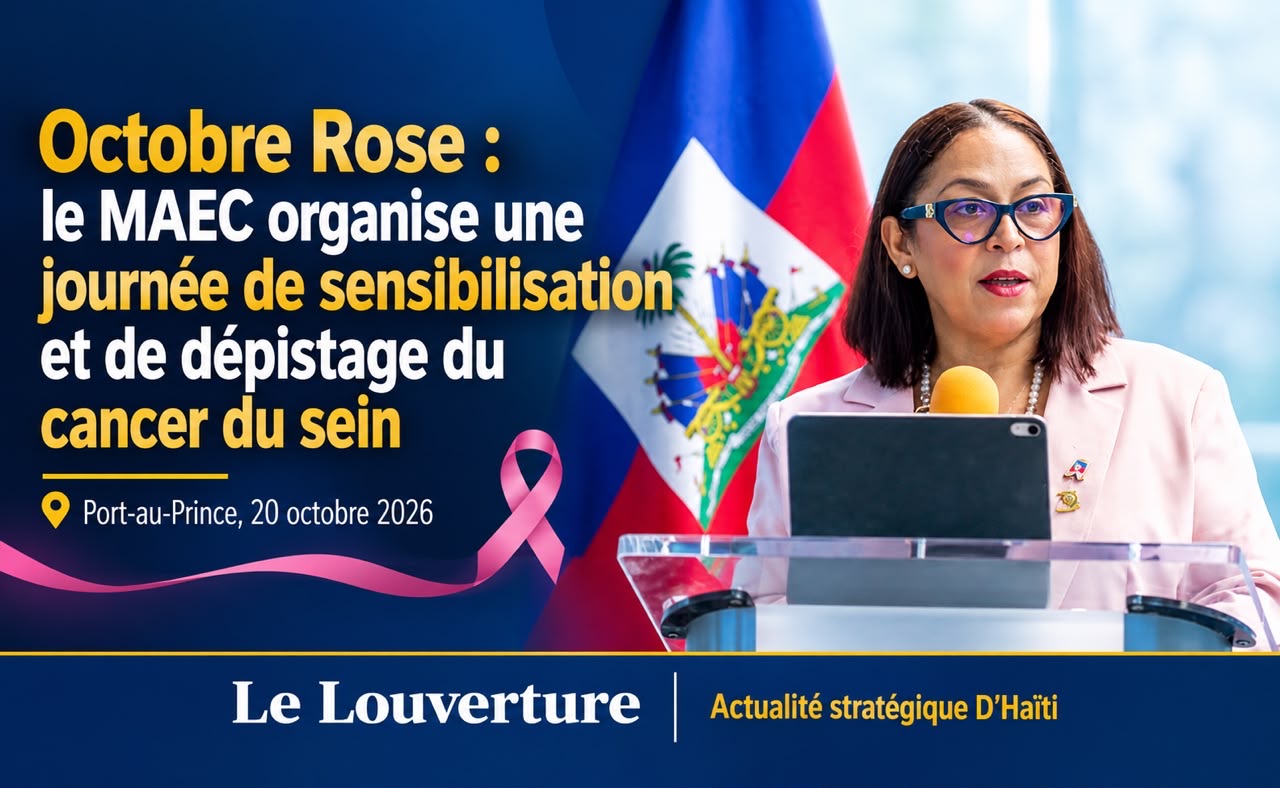 Octobre Rose : le MAEC organise une journée de sensibilisation et de dépistage du cancer du sein 15 La ministre Raina Forbin lors de la journée de sensibilisation et de dépistage du cancer du sein au MAEC.